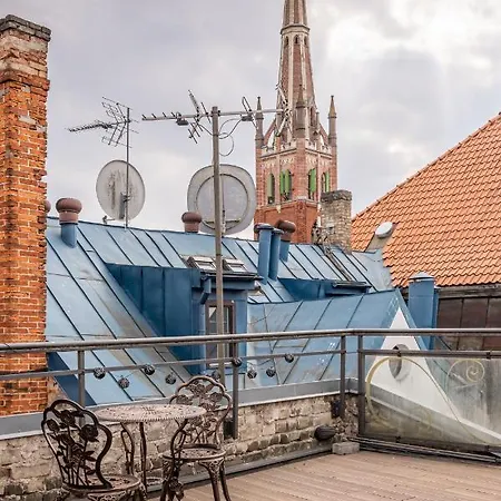 Awesome Old Town Rooftop With Terrace Apartment *